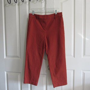 Loft Ankle Pants Rust Color Size 8 Petite